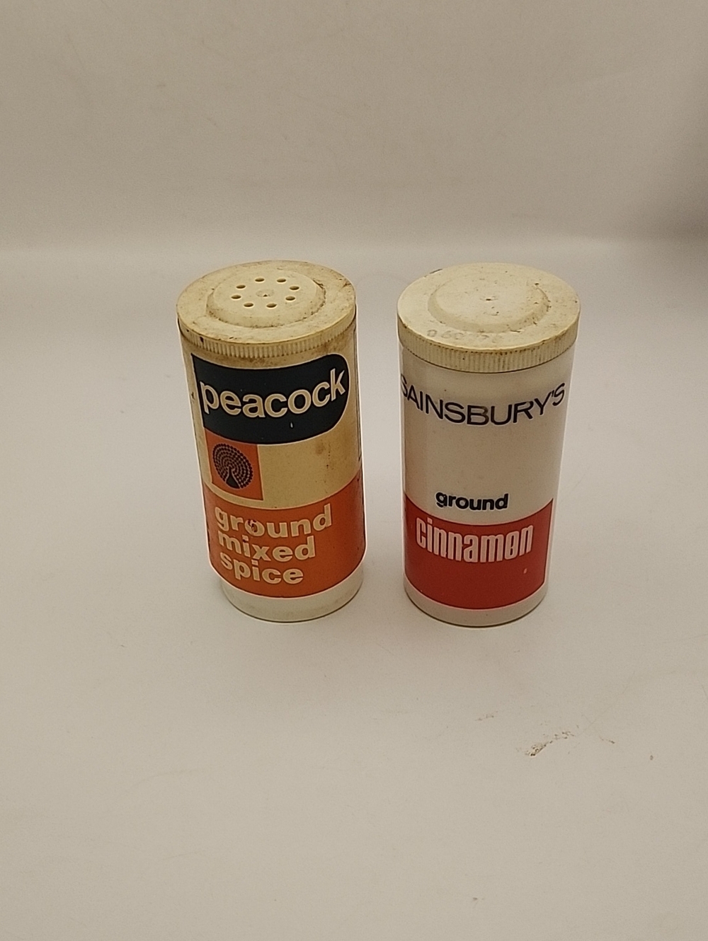 1970s Pair of Spice Containers (empty)